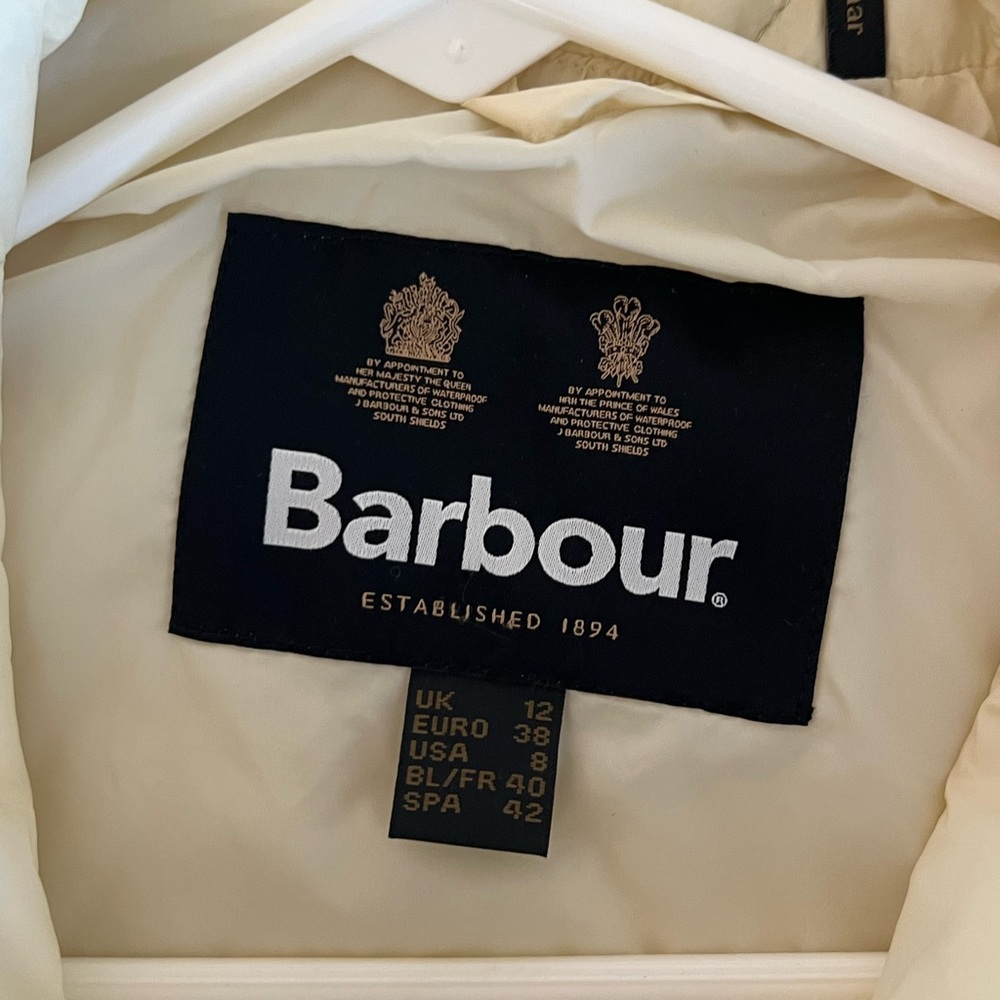 Barbour Cream Women's Jacket Vest - Picture 2 of 5